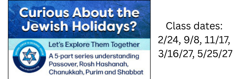 Curious About the Jewish Holidays Visual